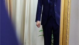 オーダースーツ　フィッティング