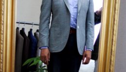 オーダージャケット　フィッティング