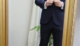 オーダータキシード　フィッティング