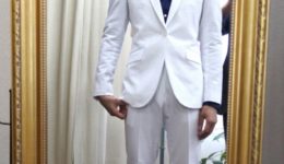 オーダースーツ　フィッティング