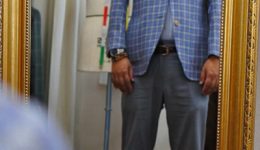 オーダージャケットフィッティング